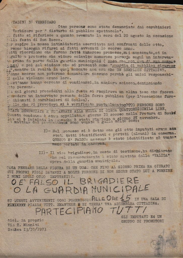 Volantini Archivio Autonomia